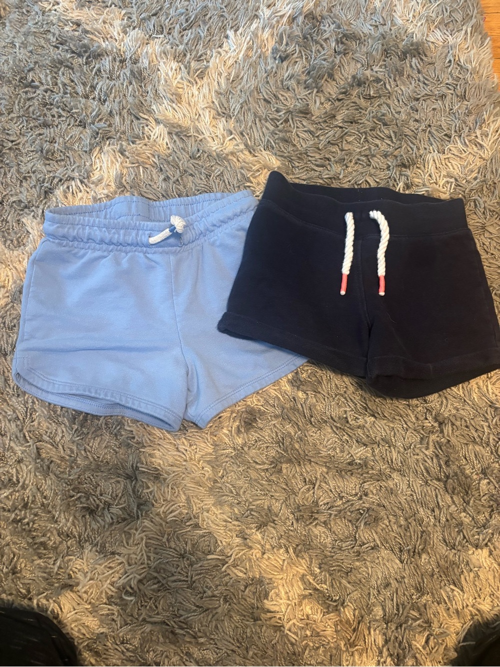 OshKosh B'gosh Light Blue and Navy Drawstring Kids Shorts